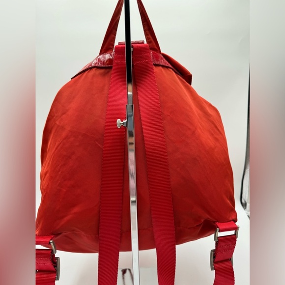 Prada - Authentic - Red Nylon Backpack - Picture 7 of 16
